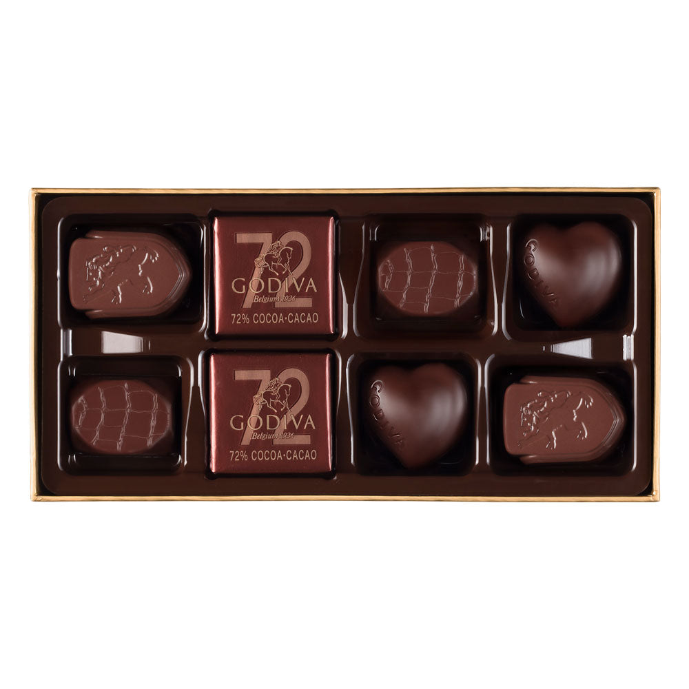 godiva-collection-or-coffret-chocolat-noir-8-pcs-pralin image 2