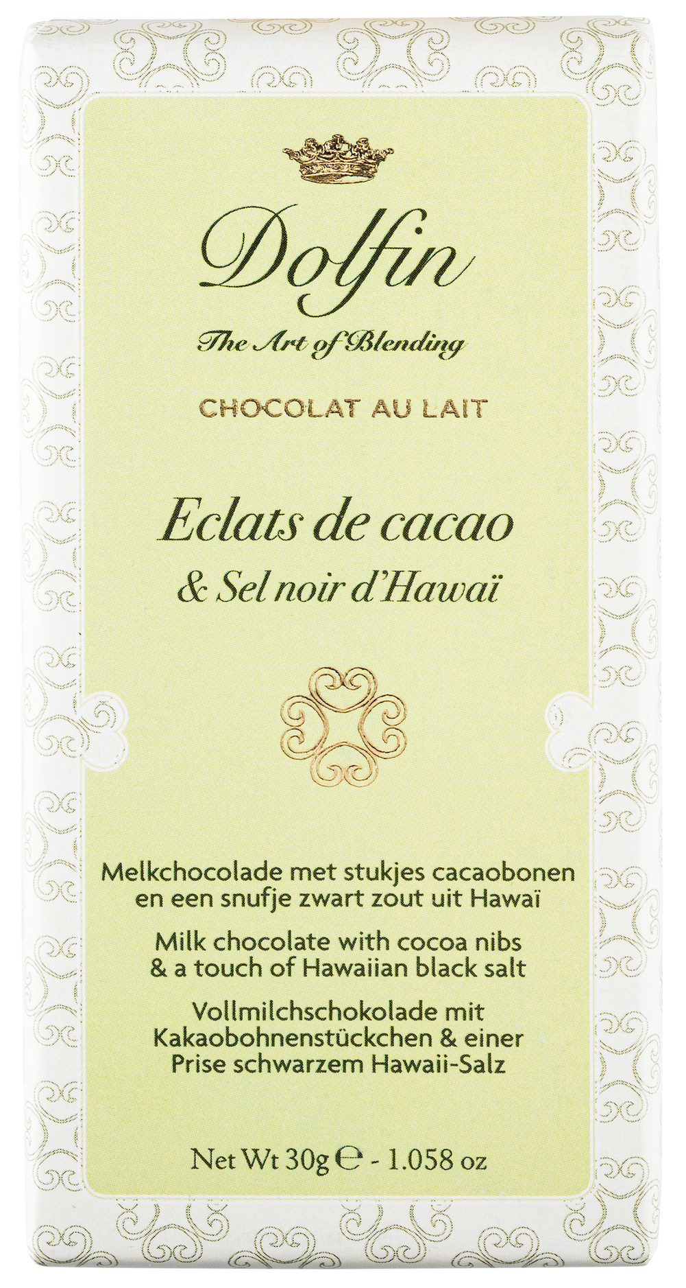 dolfin-sucr-sal-clats-de-cacao-sel-noir-d-hawa-tablette-lait image 1