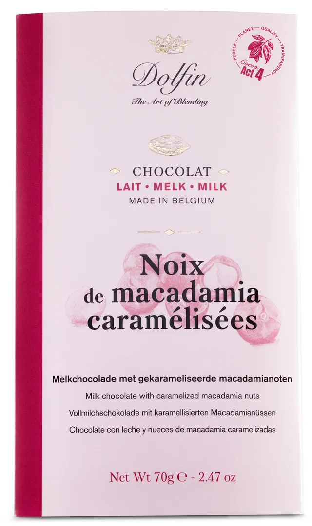 dolfin-noix-de-macadamia-caram-lis-es-tablette-chocolat-au-lait image 1