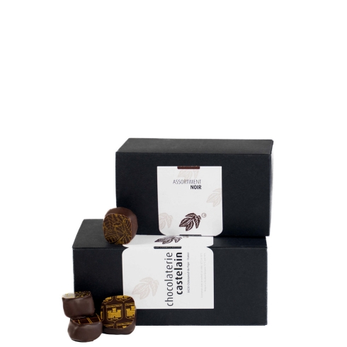 chocolaterie-castelain-ballotins-chocolats-noirs-240g-pralin image 1
