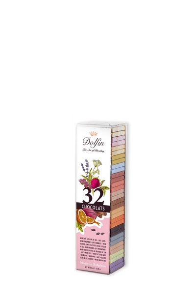 dolfin-carr-s-tube-32-napolitains-chocolat-noir-lait-16-parfums image 2