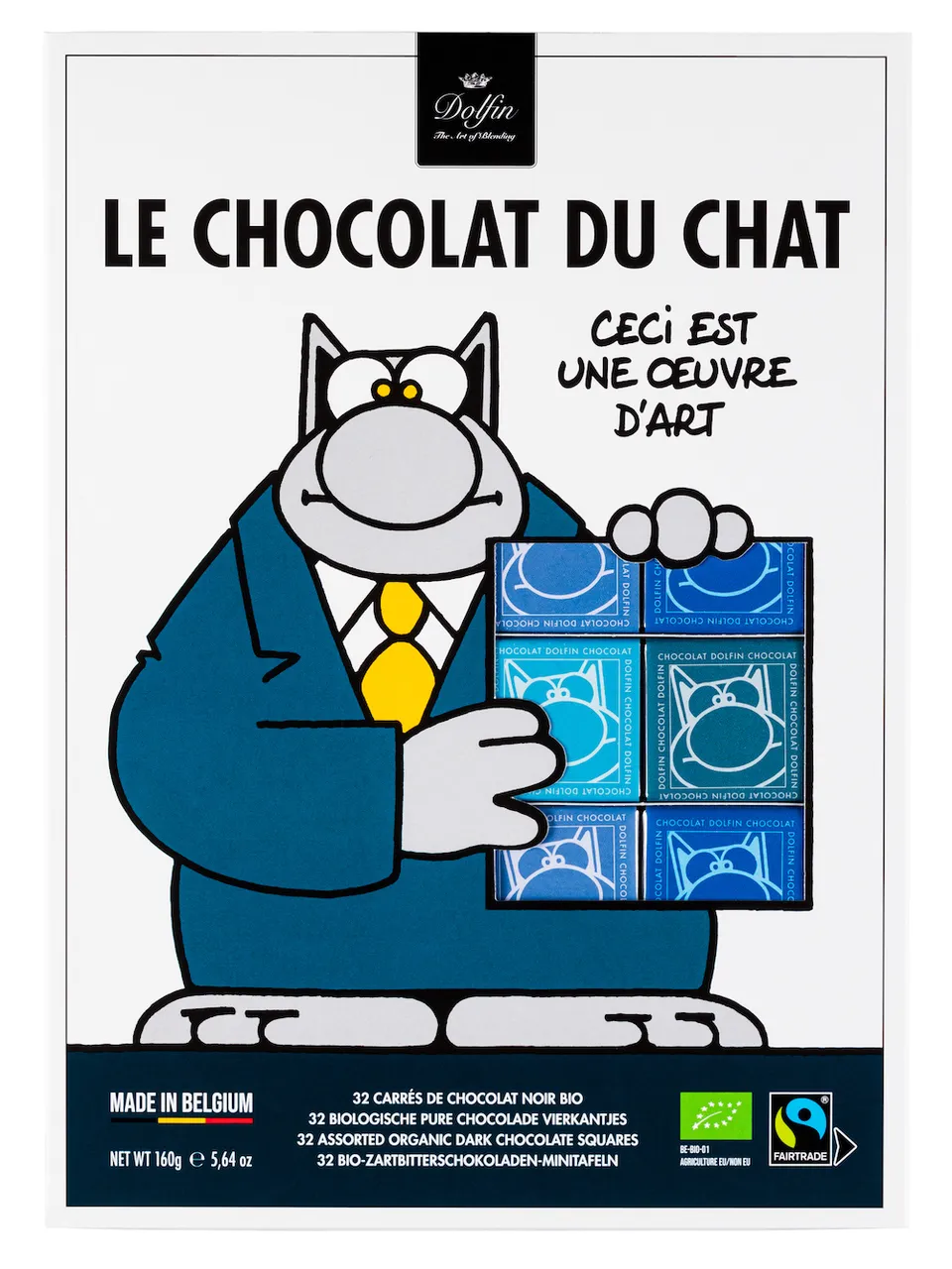 dolfin-le-chat-assortiment-32-napolitains-chocolat-noir-bio image 1