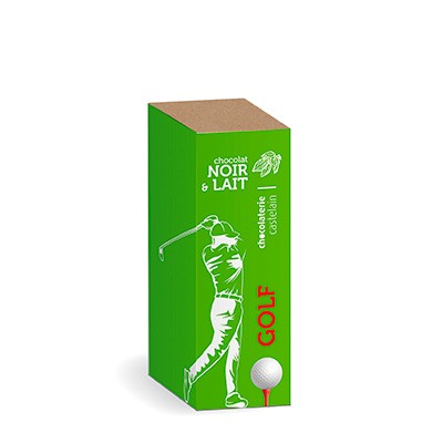 chocolaterie-castelain-moulages-balles-de-golf-chocolat-lait-noir-45g image 1