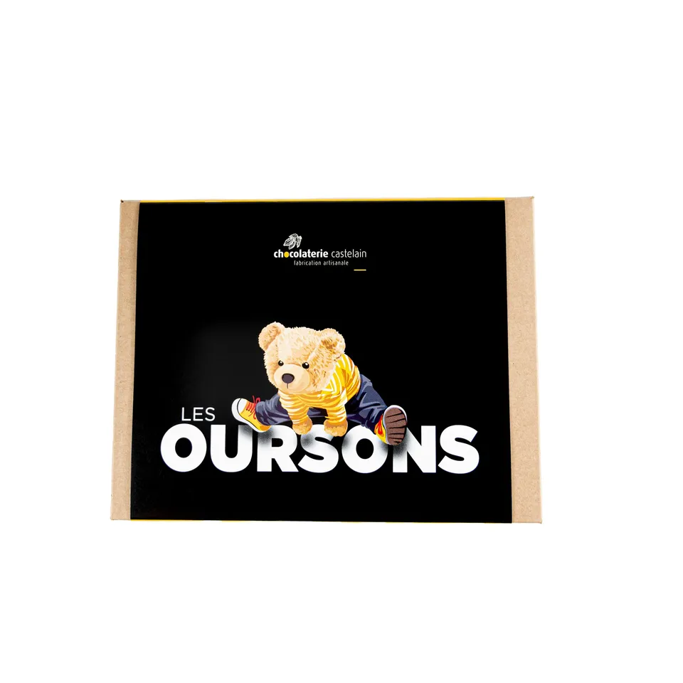 chocolaterie-castelain-oursons-guimauve-chocolat-190g-vanille image 1
