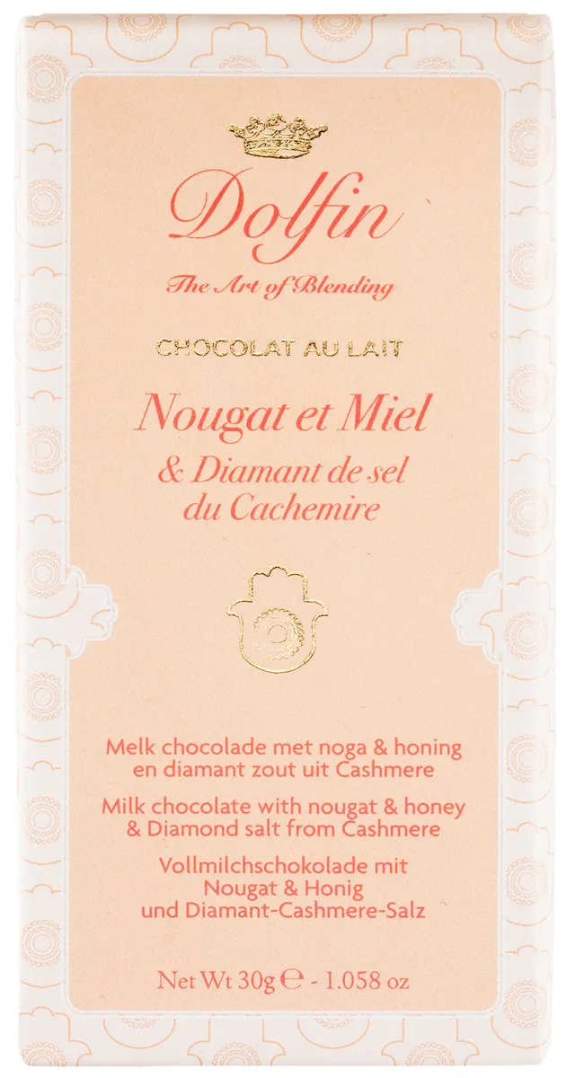 dolfin-sucr-sal-nougat-miel-tablette-chocolat-au-lait-sel image 1