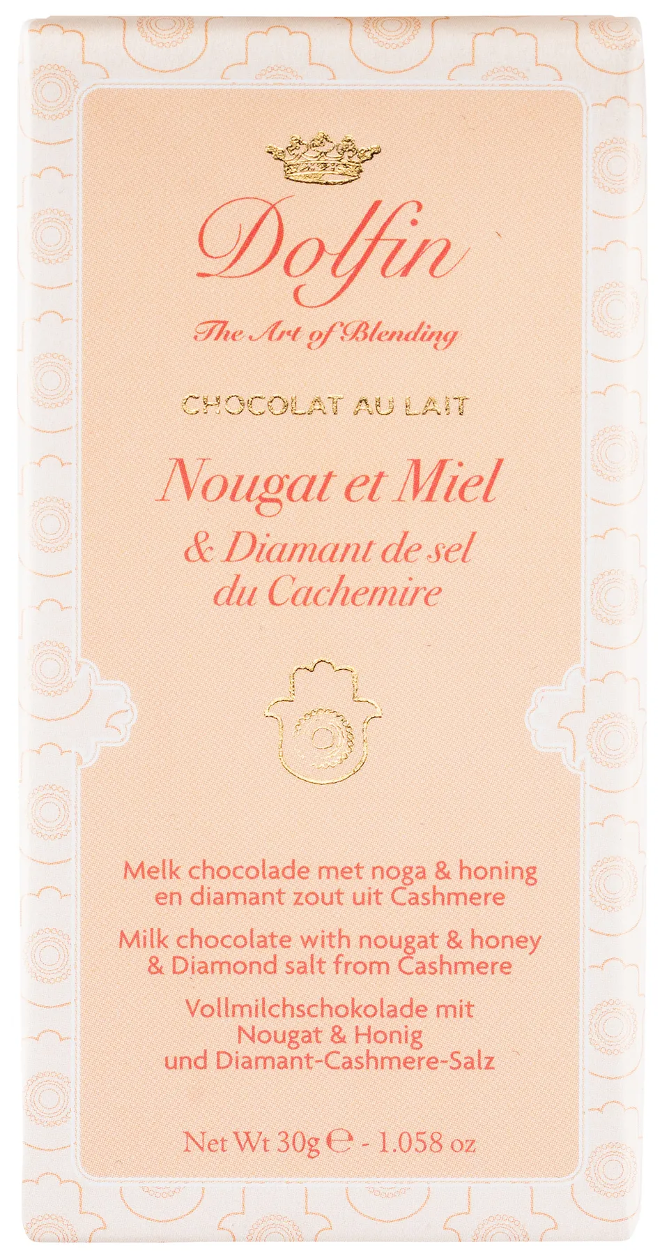 dolfin-sucr-sal-nougat-miel-tablette-chocolat-au-lait-sel image 1