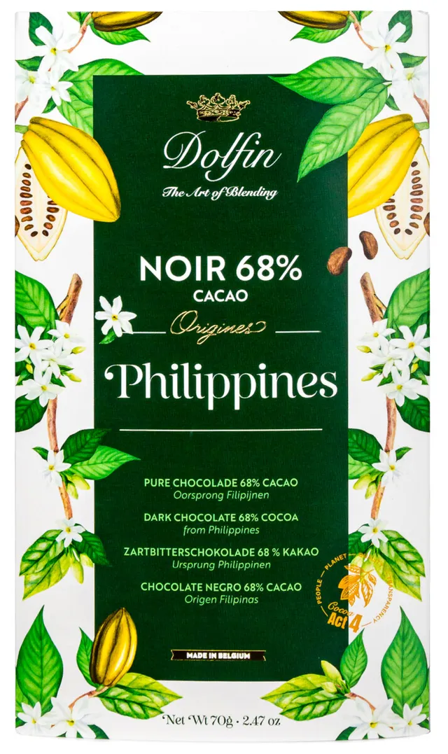 dolfin-collection-origines-chocolat-noir-philippines-68 image 1