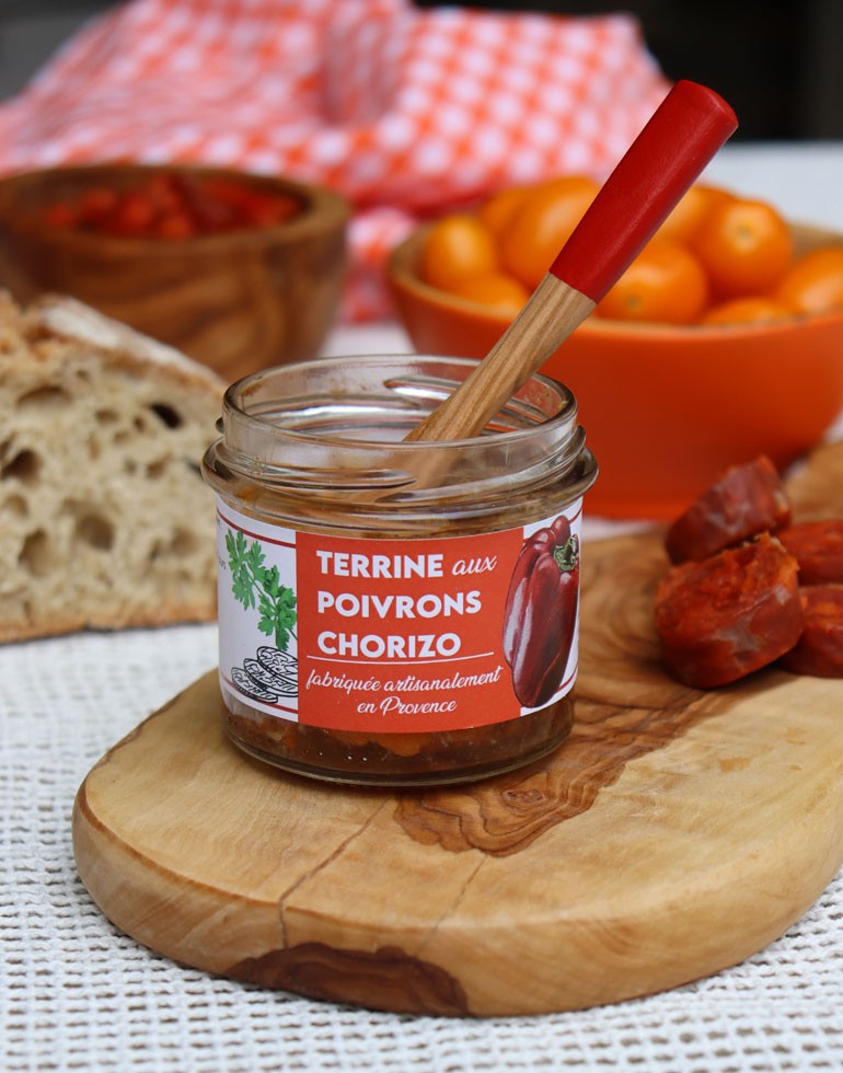 chocolaterie-castelain-terrine-poivrons-chorizo-90g-porc image 2