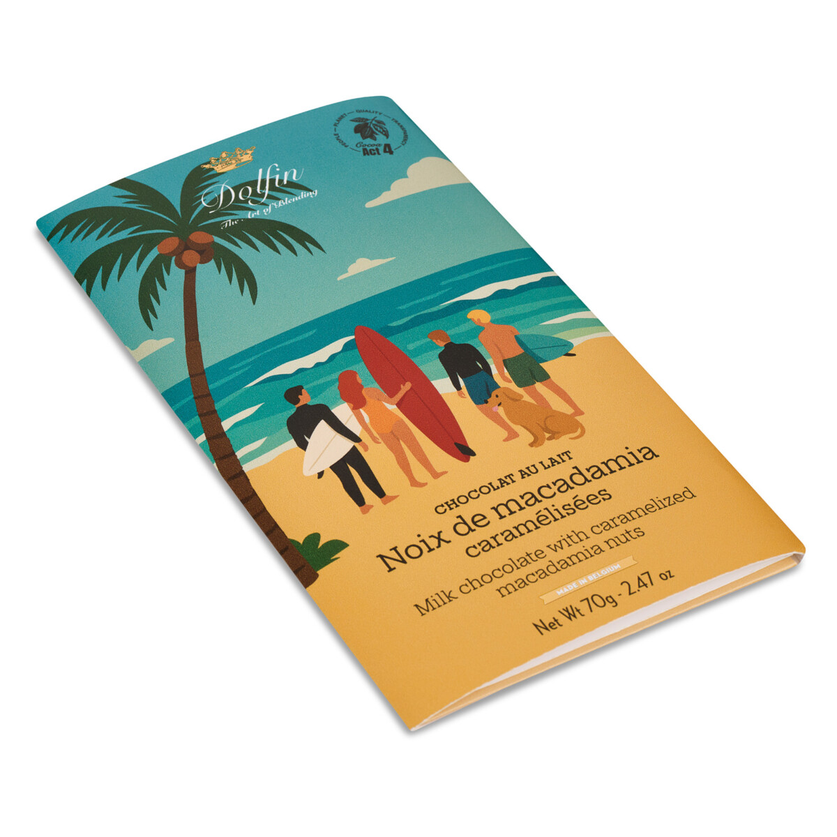 dolfin-vintage-macadamia-tablette-chocolat-au-lait-caramel image 2