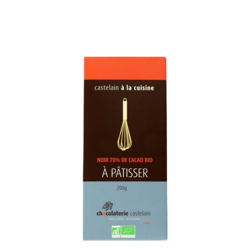castelain-dessert-tablette-chocolat-noir-70-bio-200g image 1