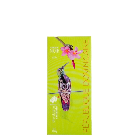 chocolaterie-castelain-tablettes-origines-chocolat-noir-85-r-publique-dominicain image 1