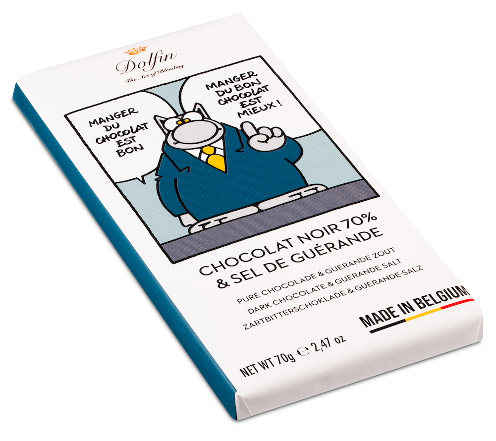 dolfin-le-chat-70-sel-gu-rande-tablette-chocolat-noir-70g image 2