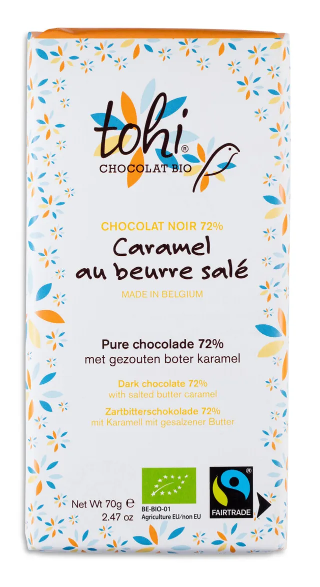 dolfin-noir-caramel-beurre-sal-tablette-bio-70g image 1