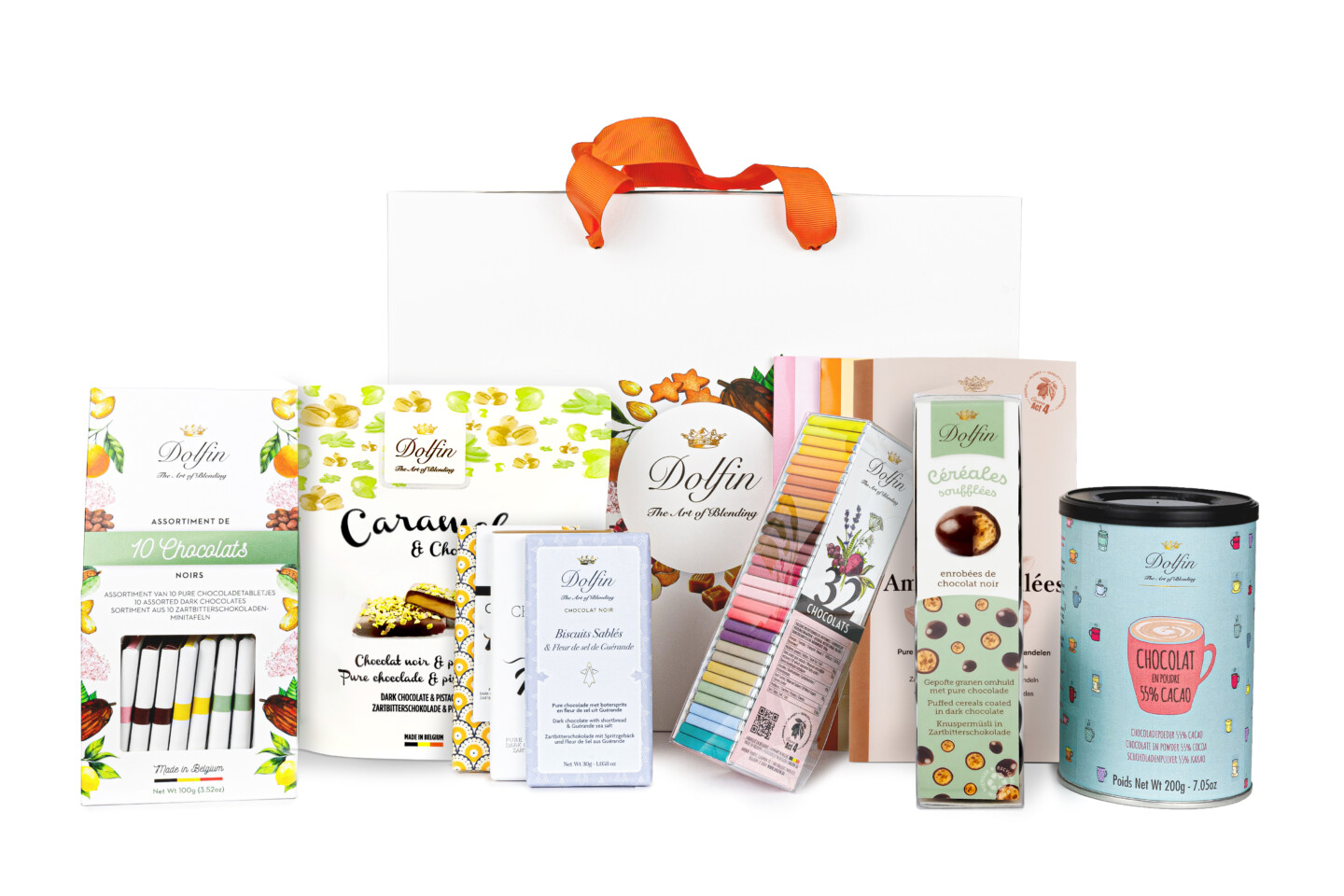 dolfin-coffret-gourmand-chocolat-noir-assortiment-cadeau image 1