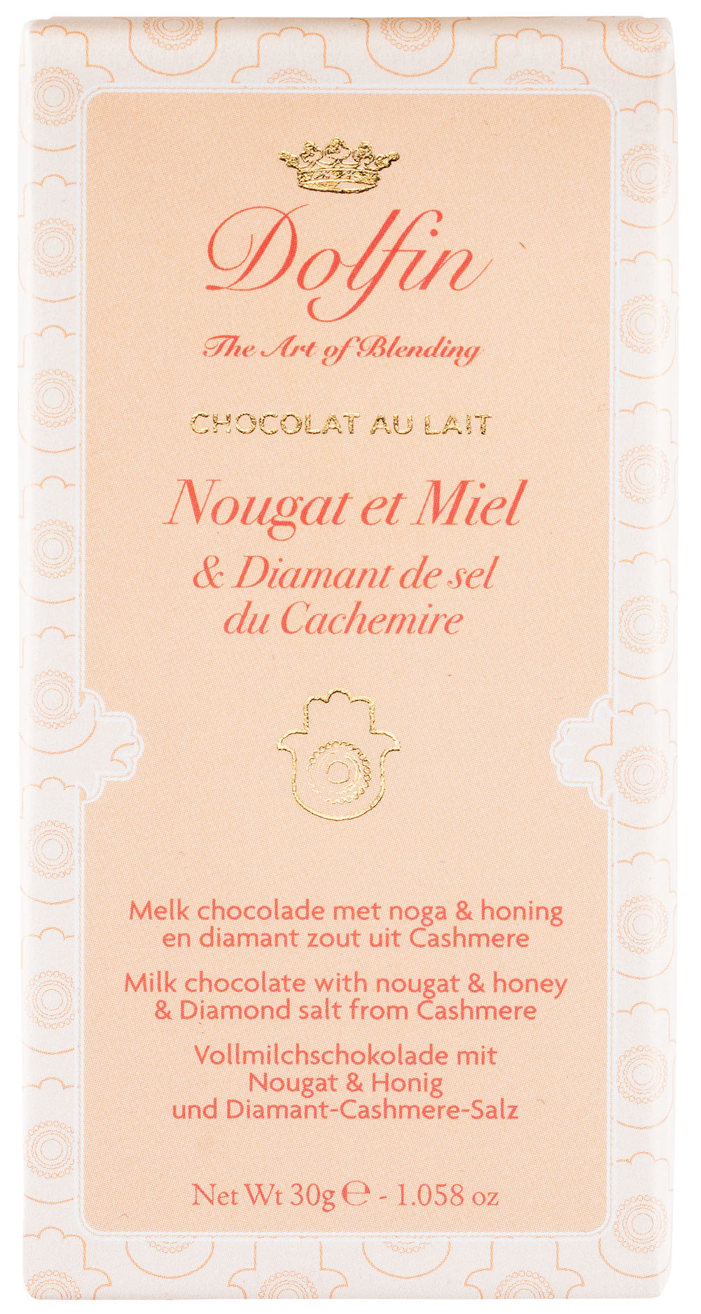 dolfin-sucr-sal-nougat-miel-tablette-chocolat-au-lait-sel image 1