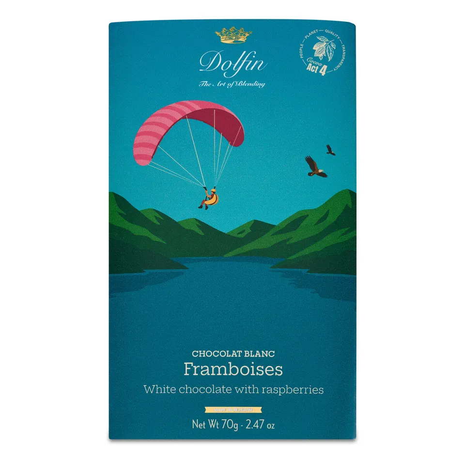 dolfin-vintage-chocolat-blanc-framboise-tablette image 1
