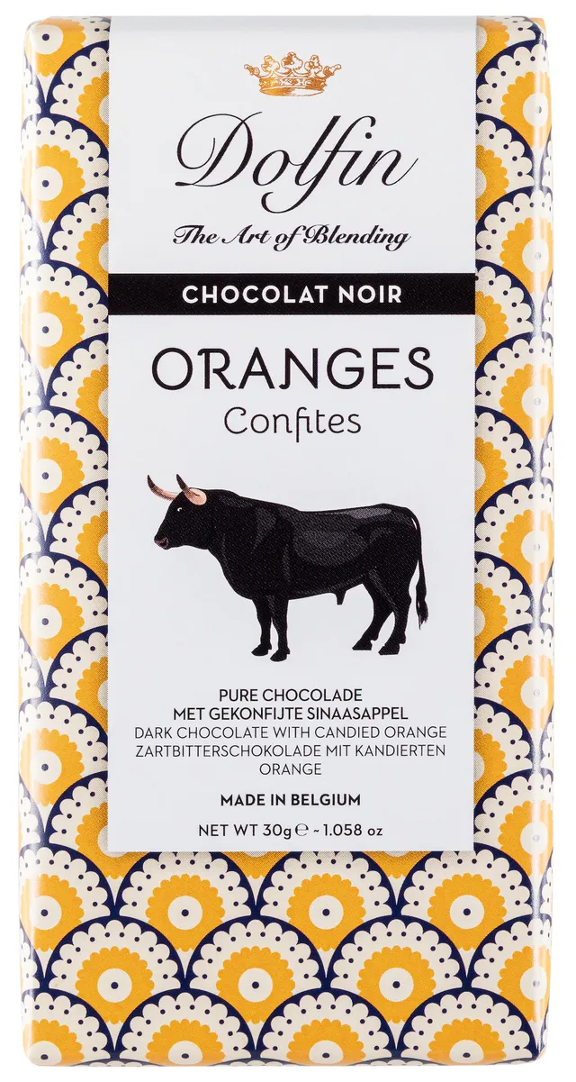 dolfin-carnets-de-voyage-chocolat-orange-30g image 1