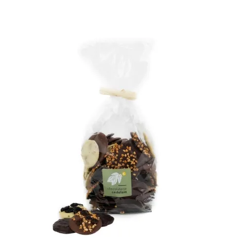 castelain-picorer-tuiles-et-palets-3-chocolats-sachet-500g image 1