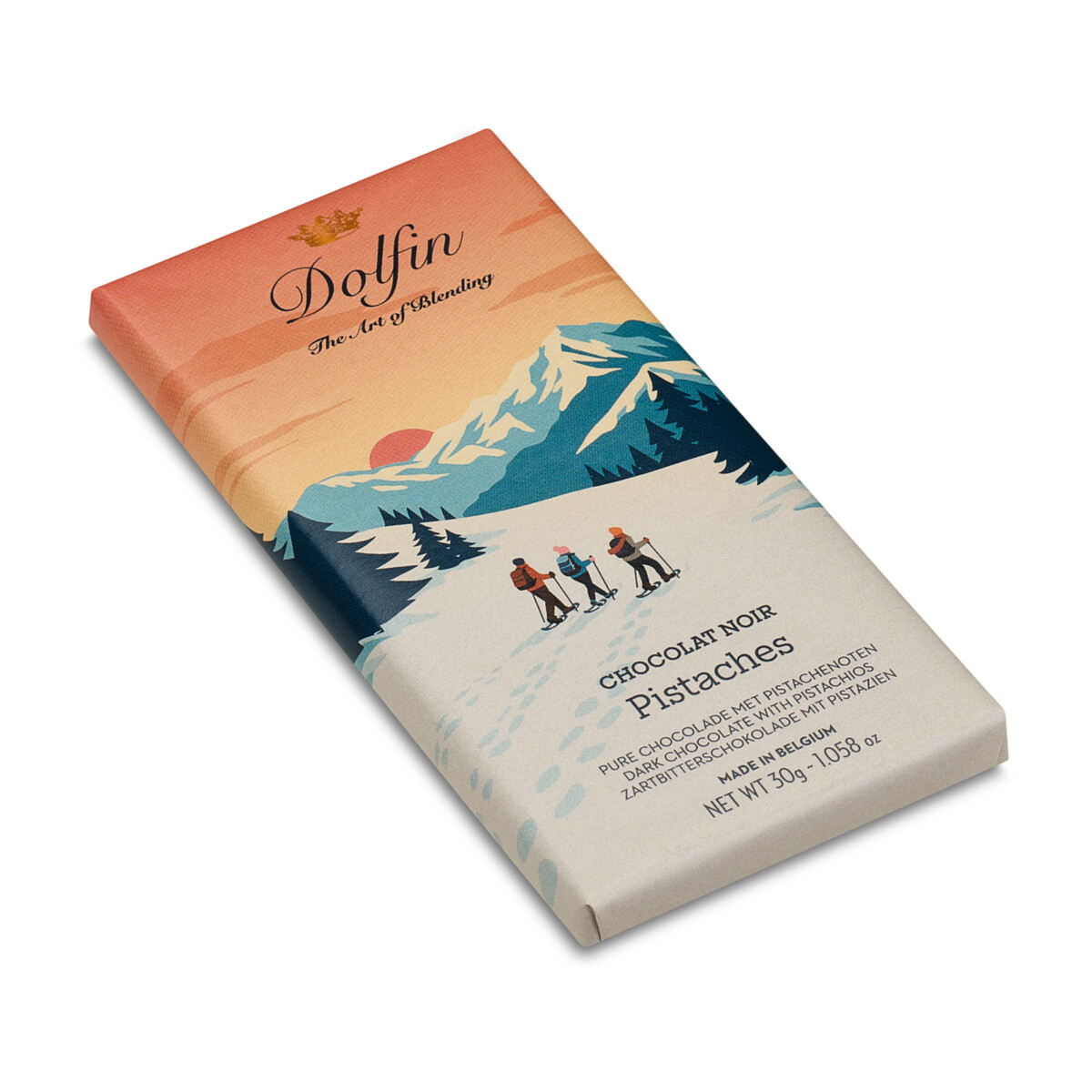 dolfin-vintage-winter-pistaches-tablette-chocolat-30g-sel-rose image 2