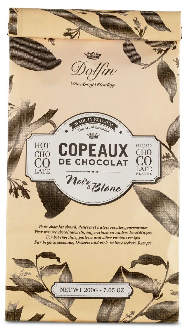dolfin-copeaux-mix-noir-blanc-copeaux-chocolat-200g-vanille image 1