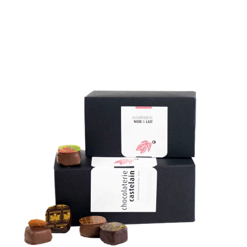 castelain-ballotins-assortiment-chocolats-noir-et-lait-240g image 1