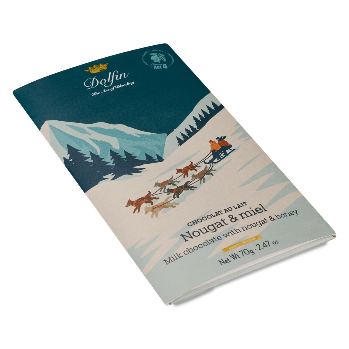 dolfin-collection-vintage-tablette-chocolat-lait-nougat-miel image 2