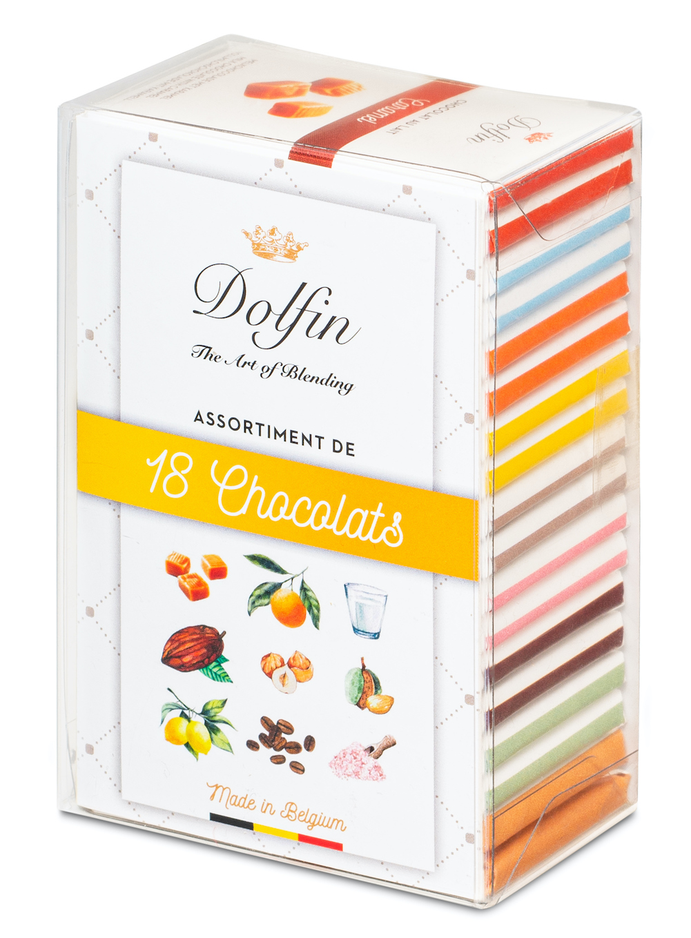 dolfin-tube-18-mini-tablettes-chocolat-assortiment-9-saveurs image 2