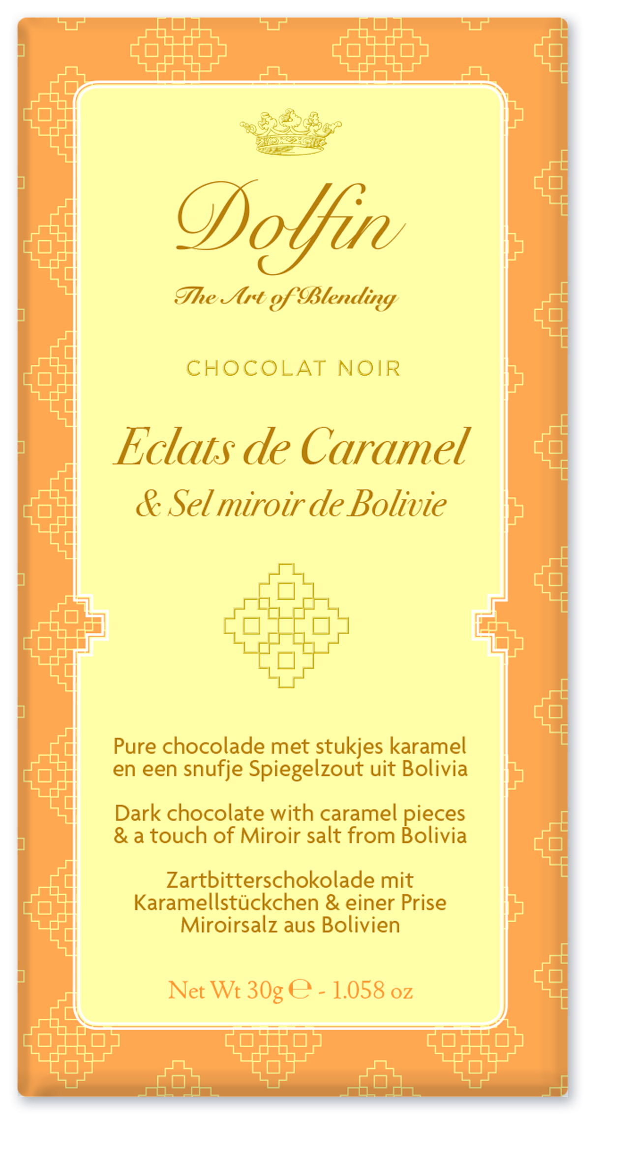dolfin-sucr-sal-clats-caramel-tablette-chocolat-noir-30g image 3