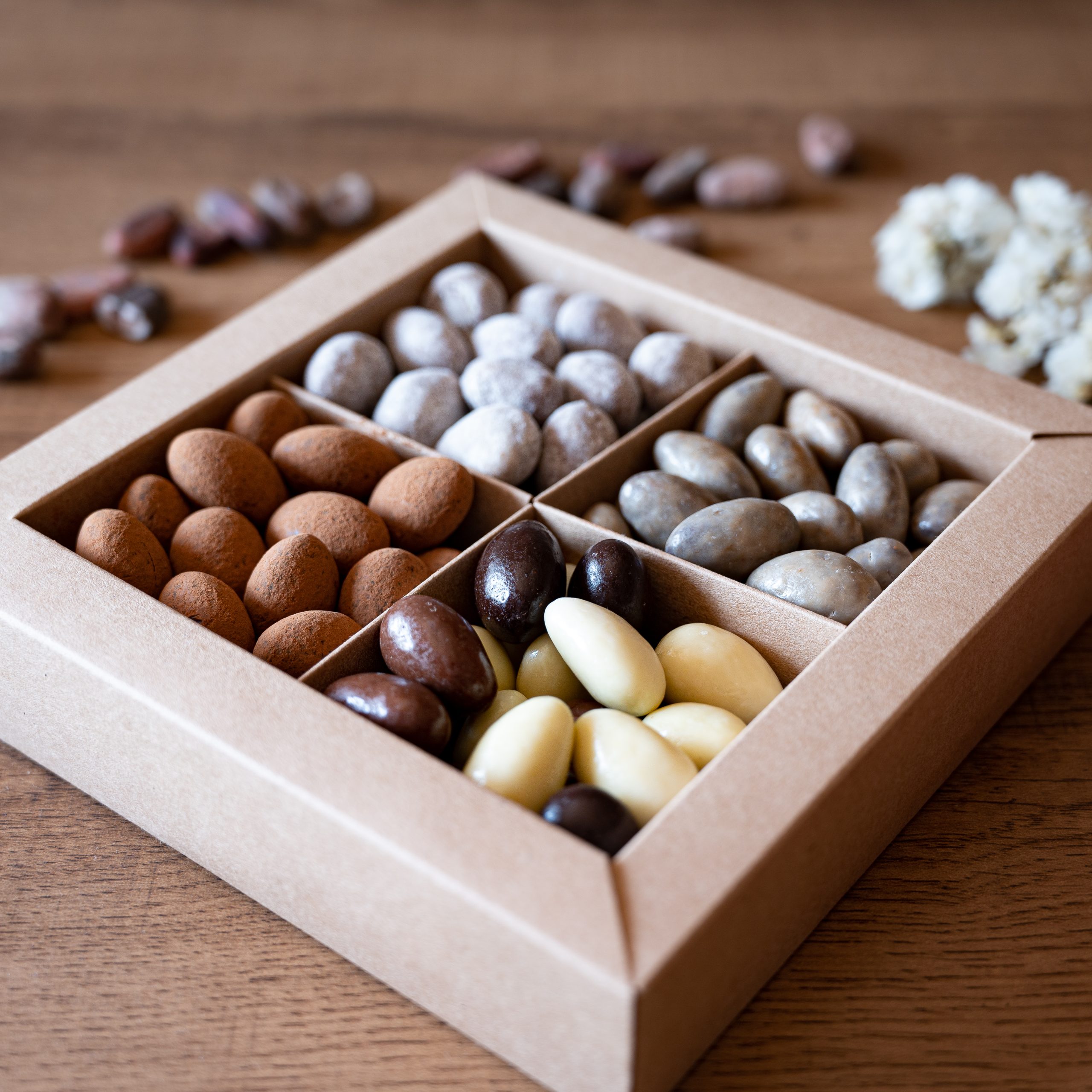 chocolaterie-castelain-picorer-amandes-chocolat-assortiment-280g image 3