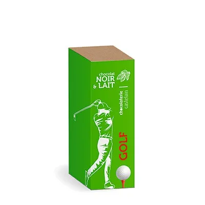 chocolaterie-castelain-moulages-balles-de-golf-chocolat-lait-noir-45g image 1