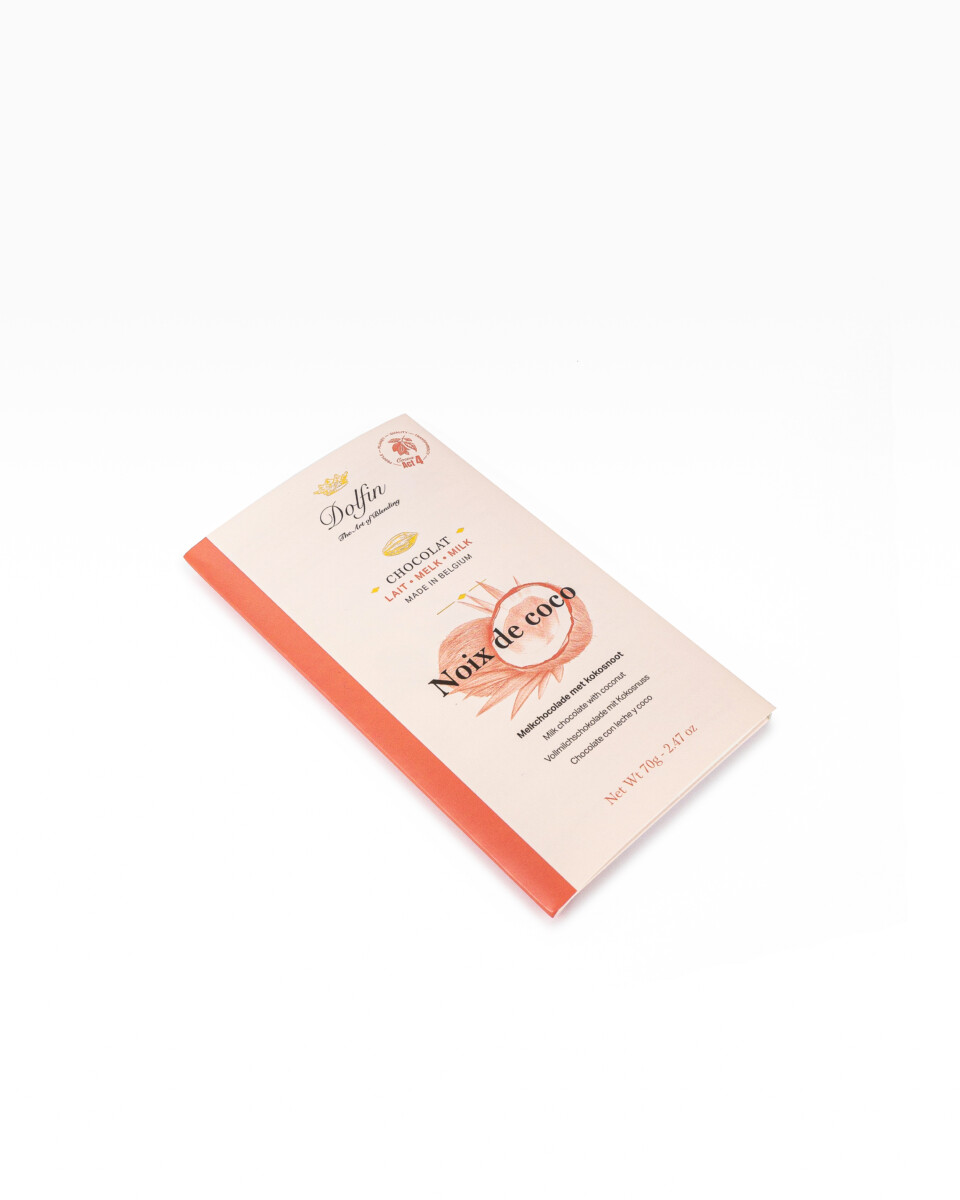 dolfin-collection-noix-de-coco-tablette-chocolat-au-lait-coco image 2