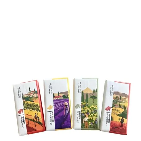 castelain-mini-format-lot-4-tablettes-provence-30g-noir-lait image 1