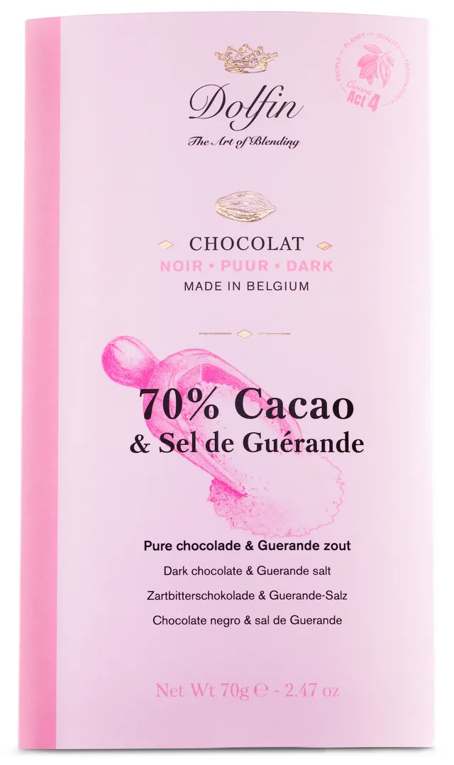 dolfin-collection-tablette-chocolat-noir-70-sel-gu-rande image 1