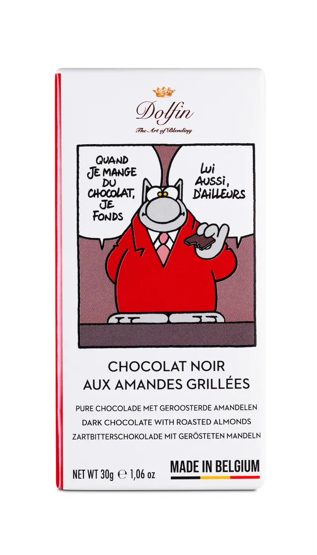 dolfin-le-chat-tablette-noir-amandes-grill-es-30g image 1