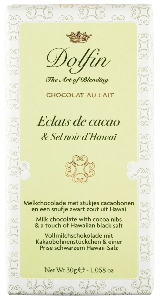 dolfin-sucr-sal-clats-de-cacao-sel-noir-d-hawa-tablette-lait image 1