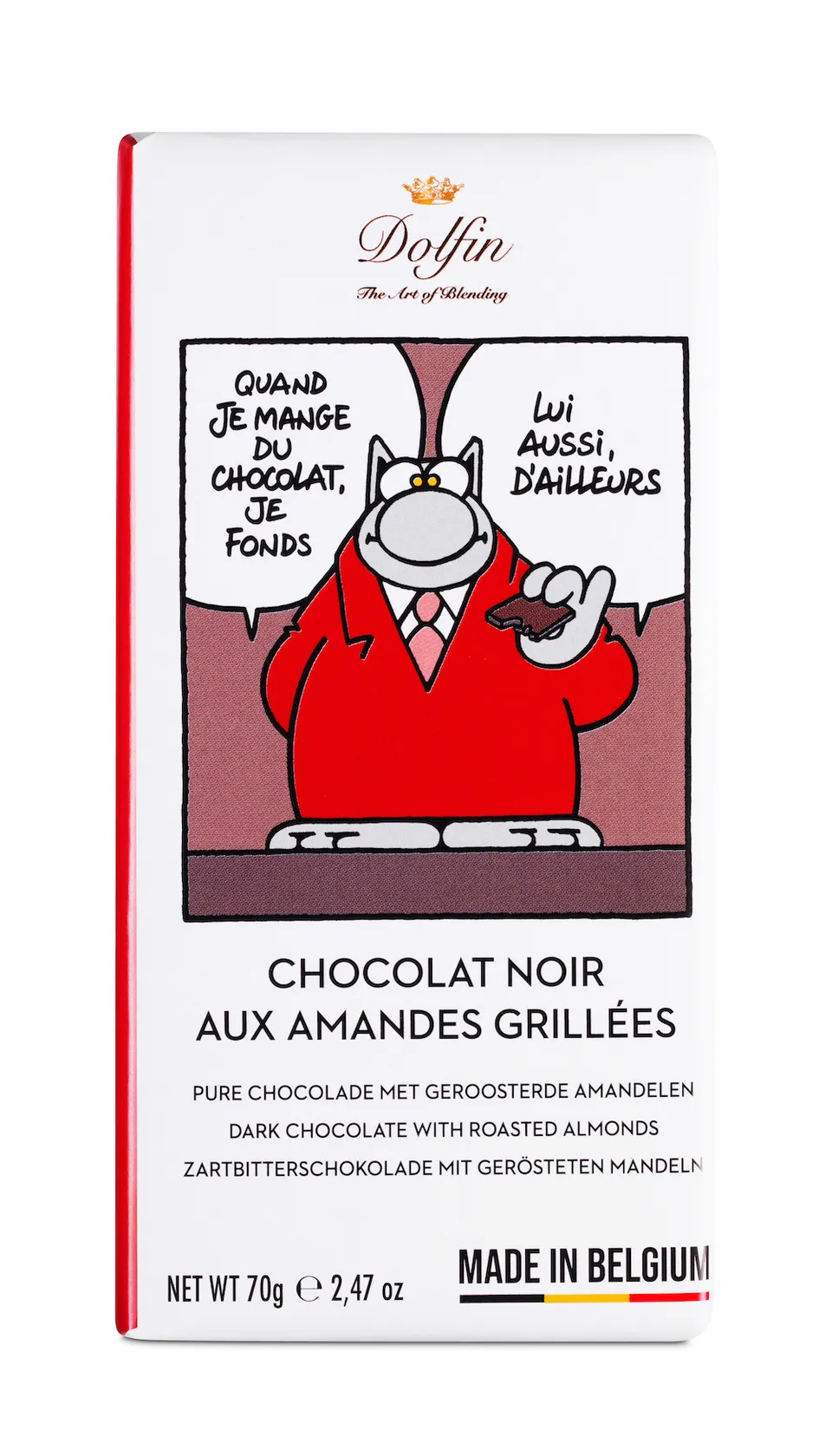 dolfin-le-chat-amandes-grill-es-tablette-chocolat-noir-70g image 1