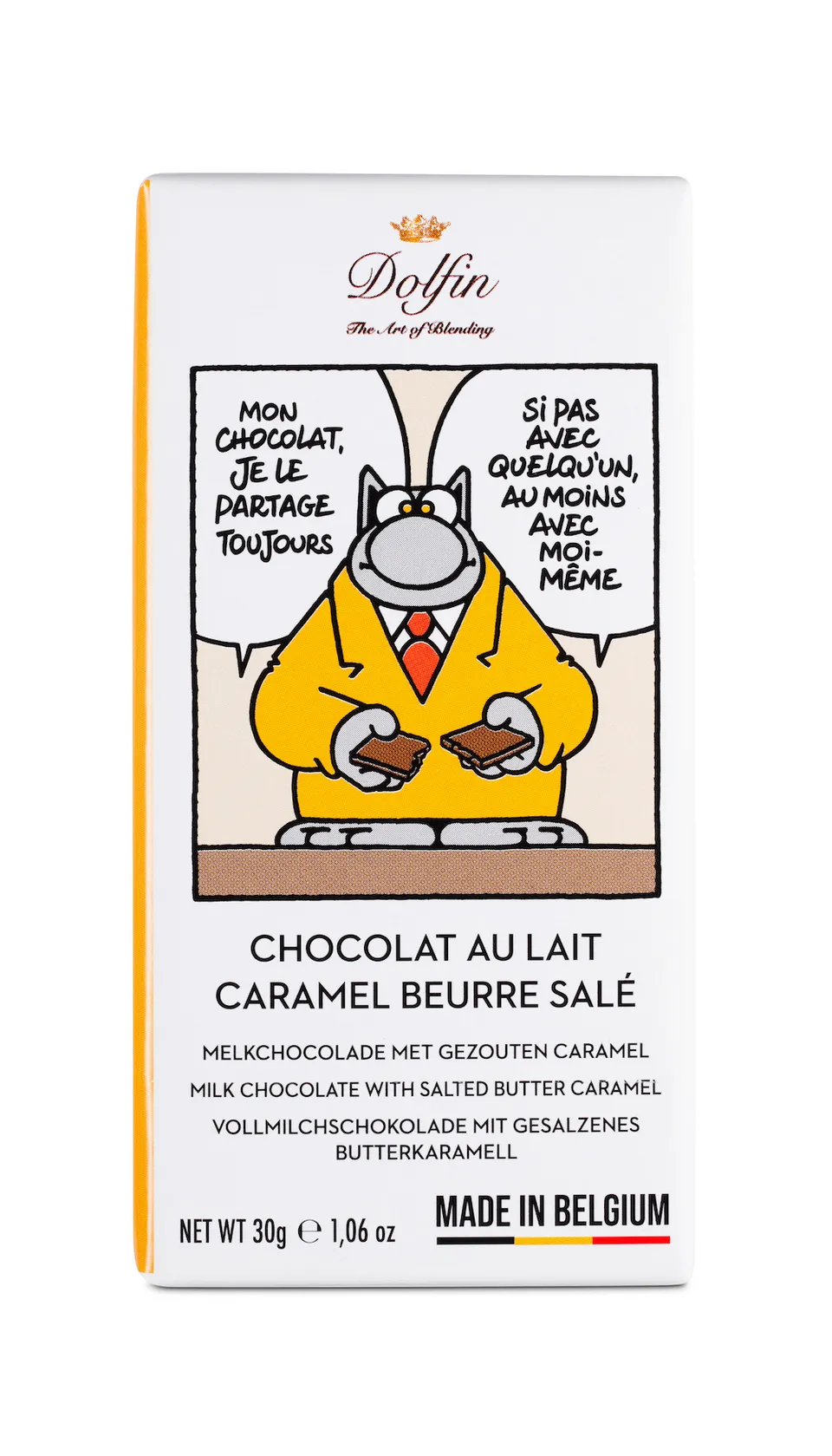 le-chat-dolfin-tablette-lait-caramel-beurre-sal-30g image 1