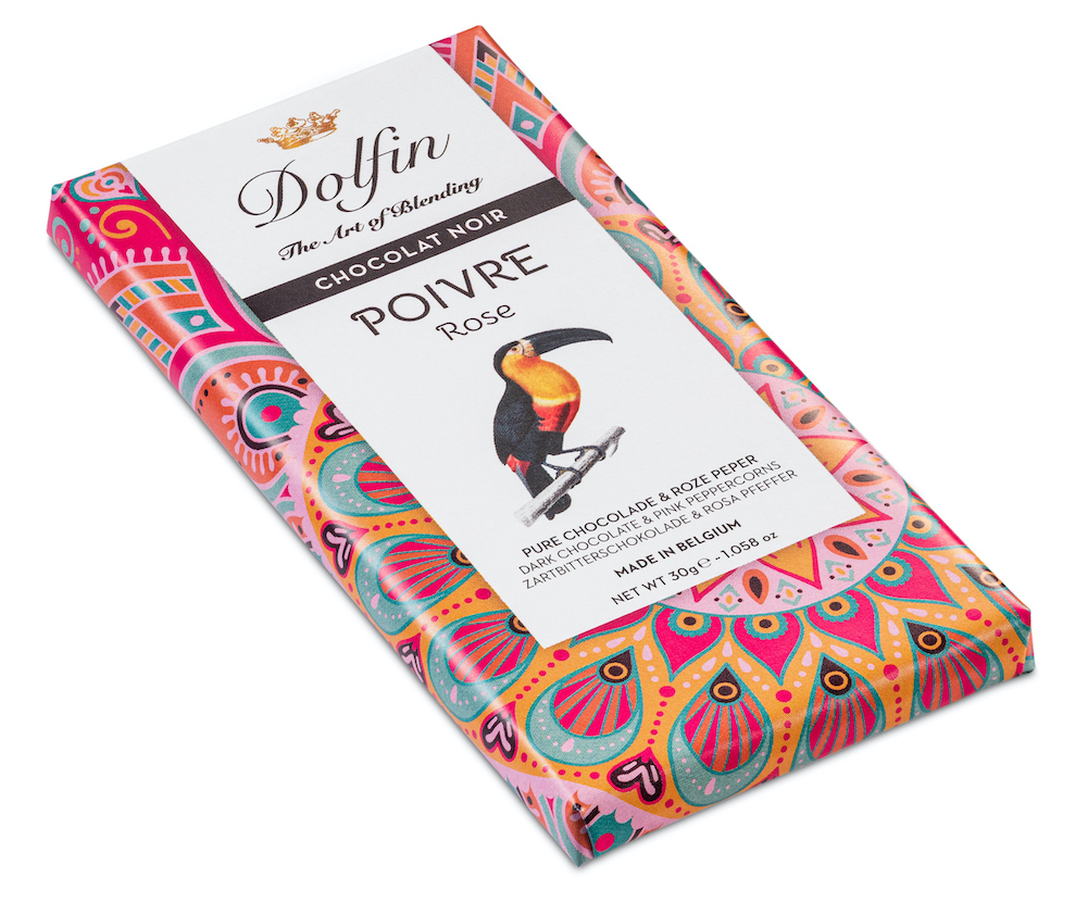 dolfin-carnets-de-voyage-poivre-rose-tablette-chocolat-30g image 2