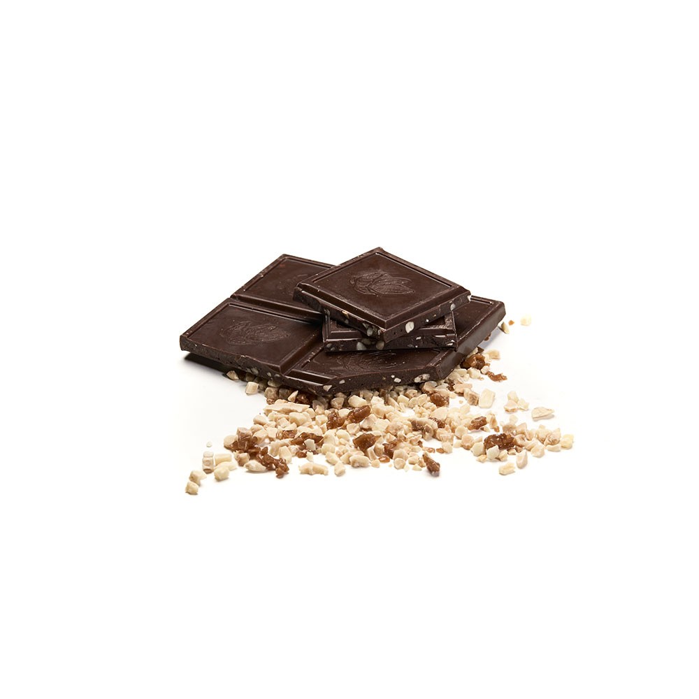 chocolaterie-castelain-traditions-noir-56-amandes-caramel-tablette-100g image 2