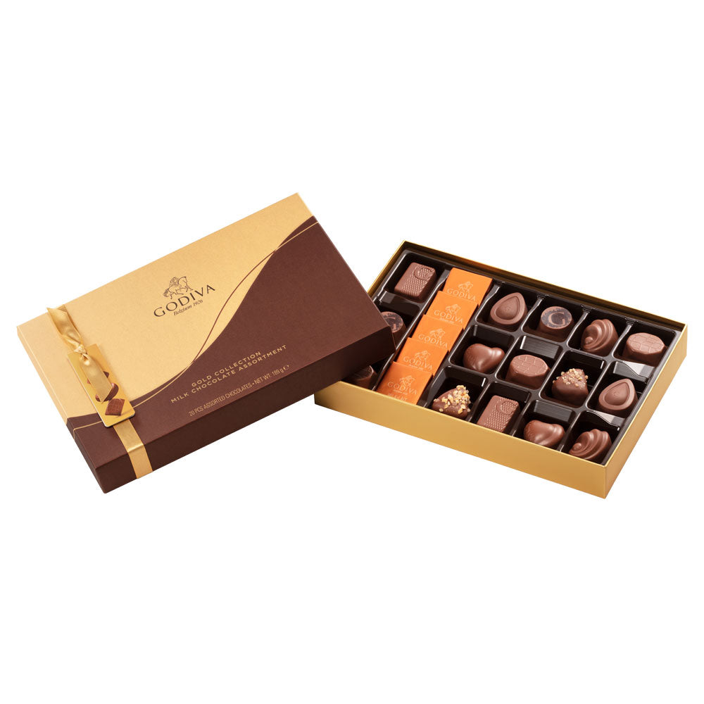 godiva-collection-or-coffret-chocolat-lait-20-pcs-pralin image 2