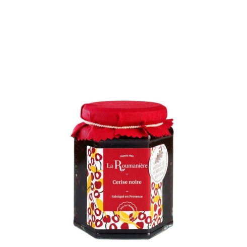chocolaterie-castelain-confiture-cerise-noire-confiture-325g-fruit-e image 1