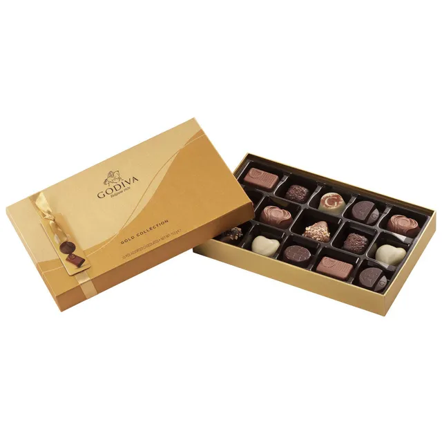 godiva-collection-or-bo-te-chocolats-assortis-pralin-15-pi-ces image 1