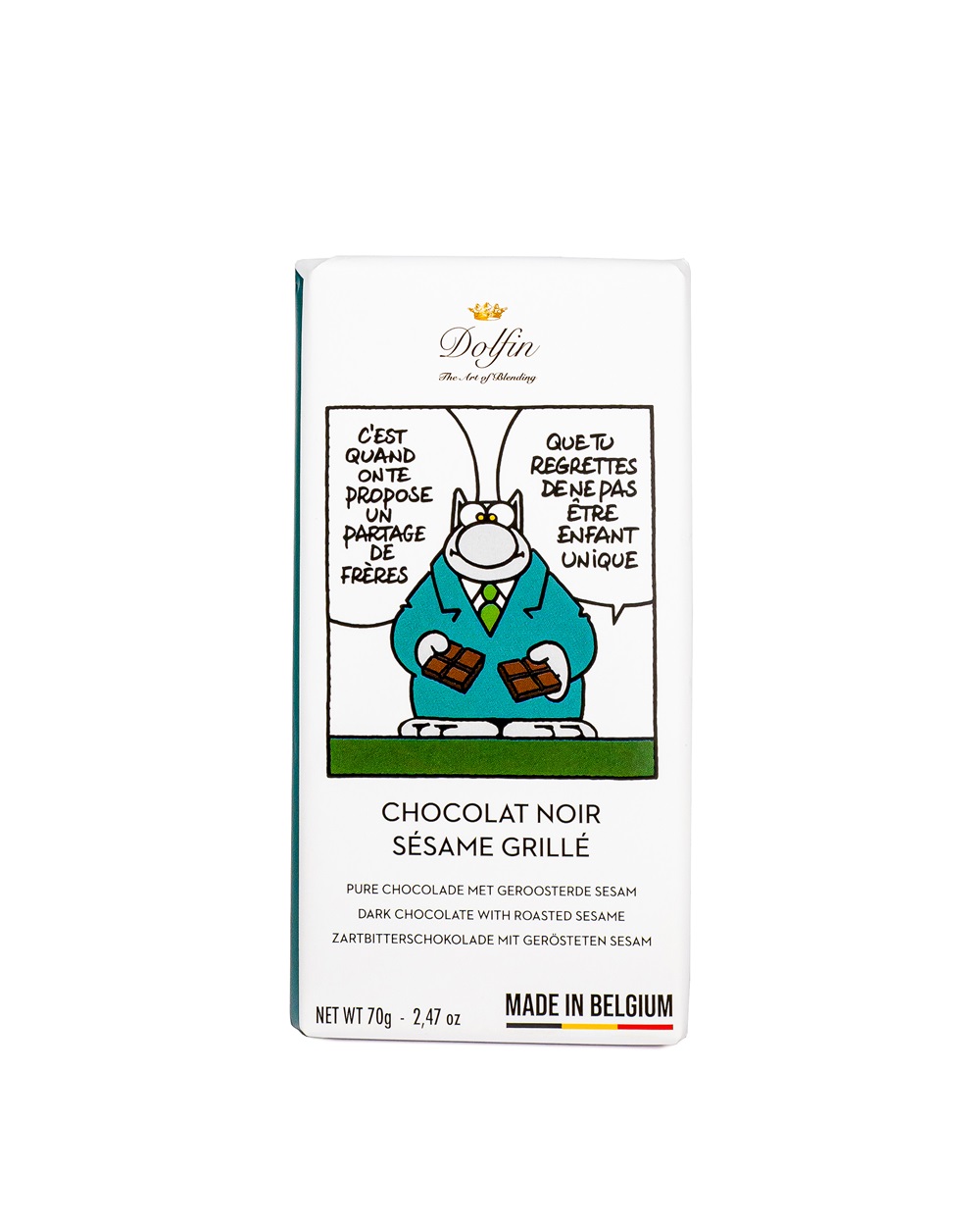 dolfin-le-chat-tablette-70g-chocolat-noir-s-same image 1