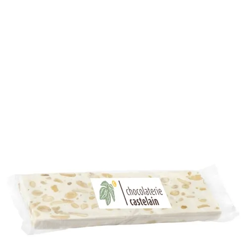 chocolaterie-castelain-confiseries-nougat-blanc-100g-miel-lavande image 1