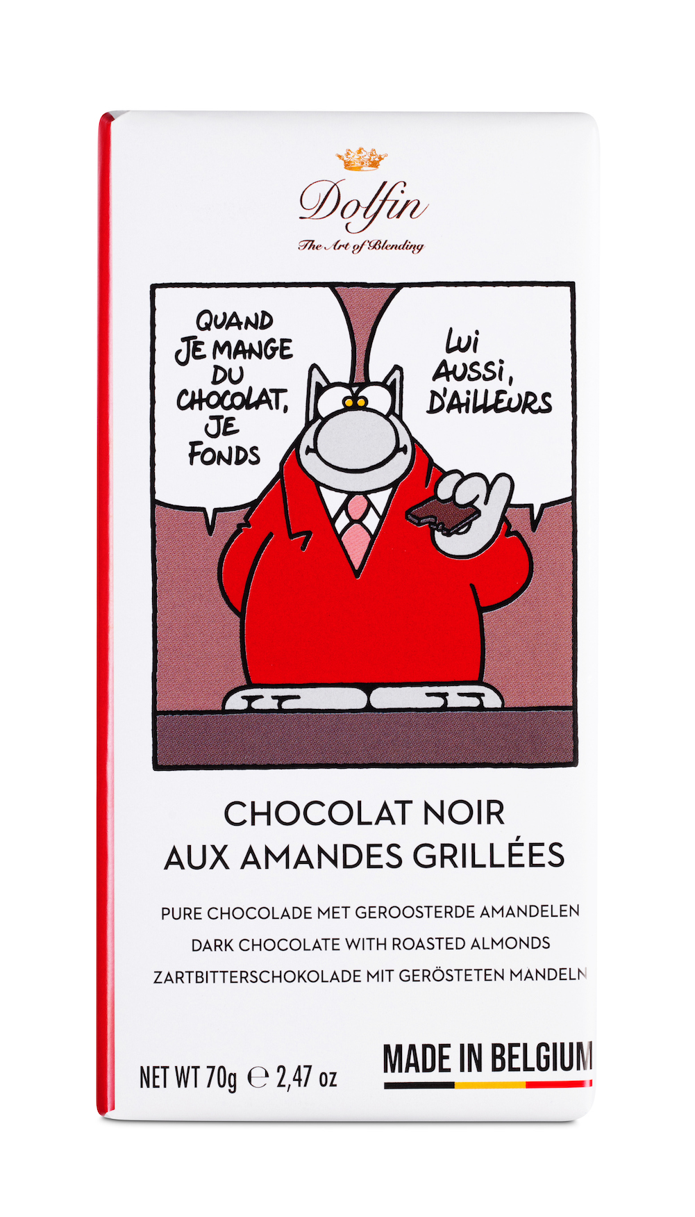 dolfin-le-chat-amandes-grill-es-tablette-chocolat-noir-70g image 1