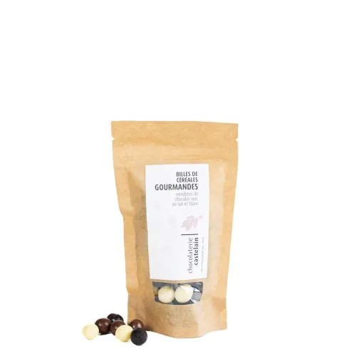 castelain-picorer-billes-c-r-ales-3-chocolats-120g image 1
