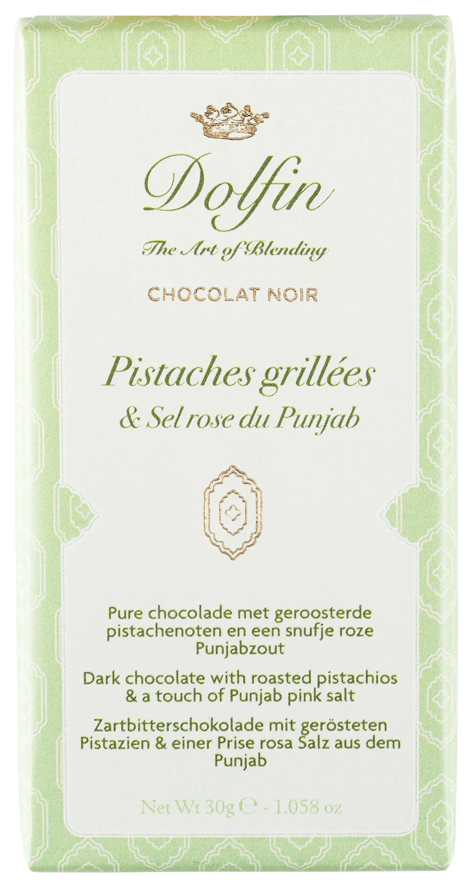 dolfin-sucr-sal-pistaches-sel-rose-tablette-noir-30g image 1