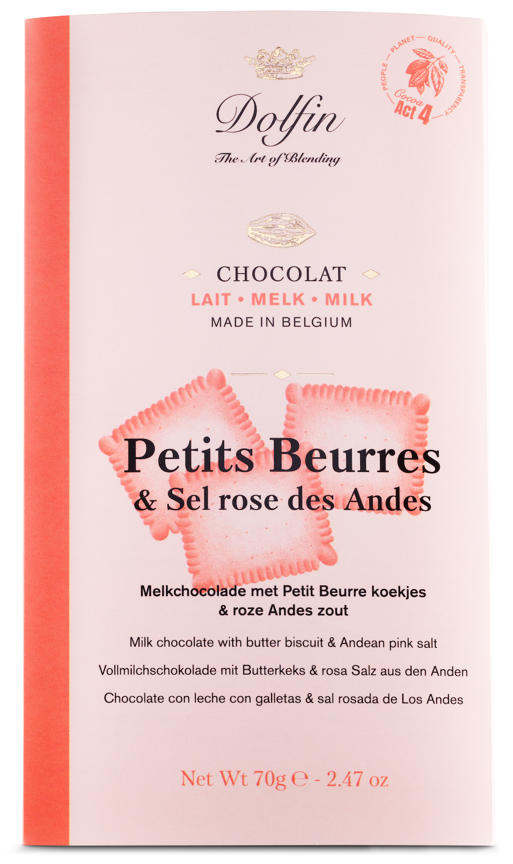 dolfin-collection-petits-beurres-sel-rose-tablette-chocolat-au-lait image 1