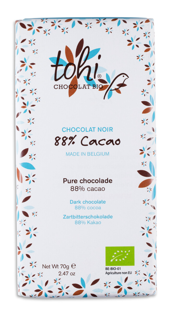 dolfin-88-tablette-chocolat-noir-bio-70g-cacao-intense image 1