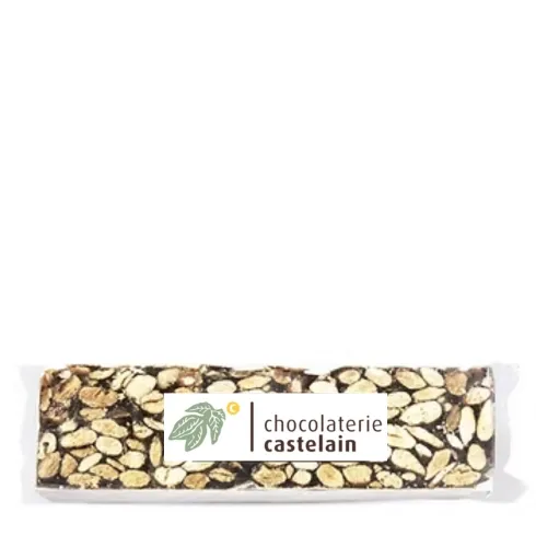 castelain-confiseries-nougat-noir-amandes-provence-100g image 1
